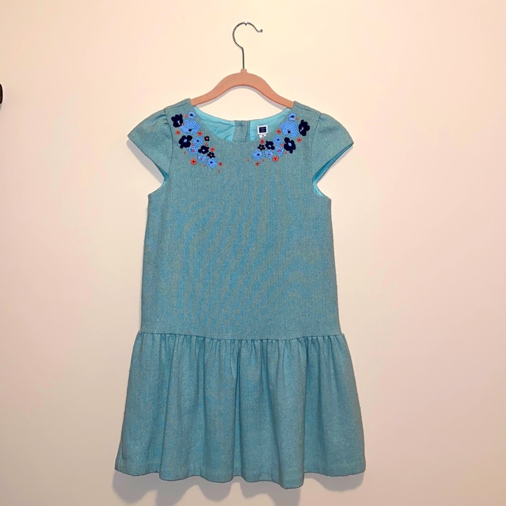 Janie and Jack size 8 blue dress.